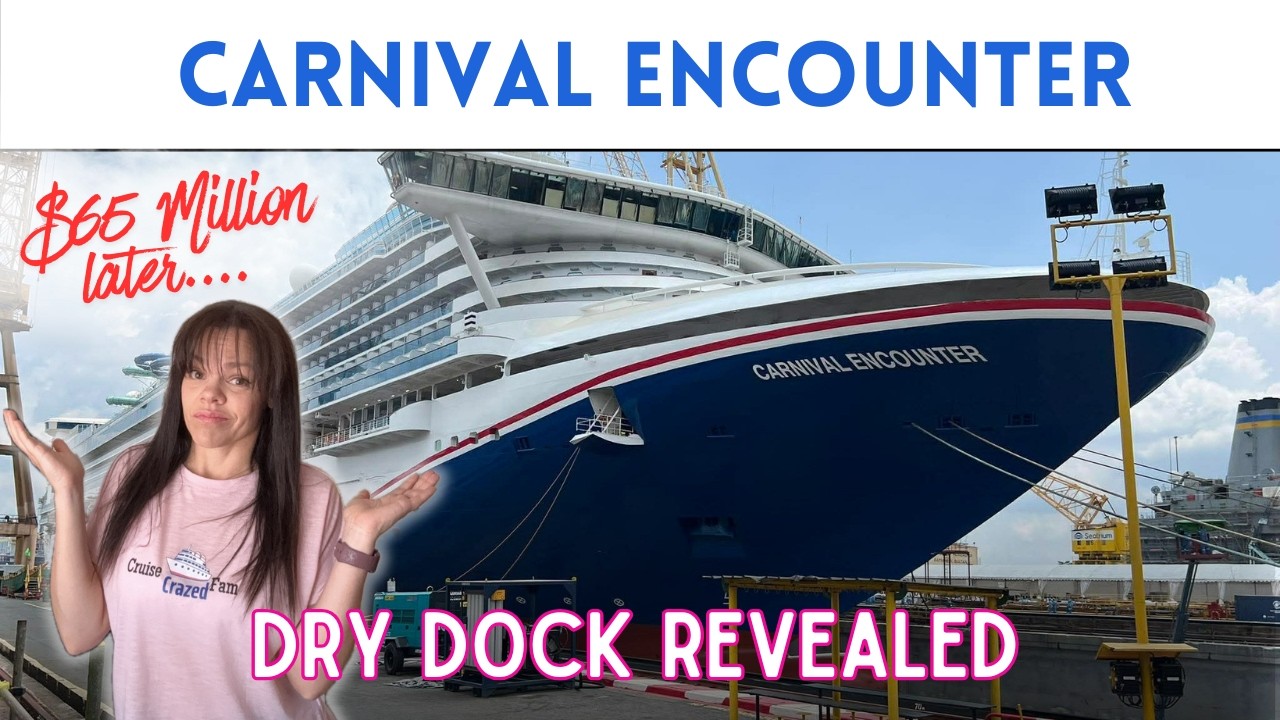Модернизация на 65 миллионов долларов… Ради ЭТОГО? 🤔 Обзор сухого дока Carnival Encounter