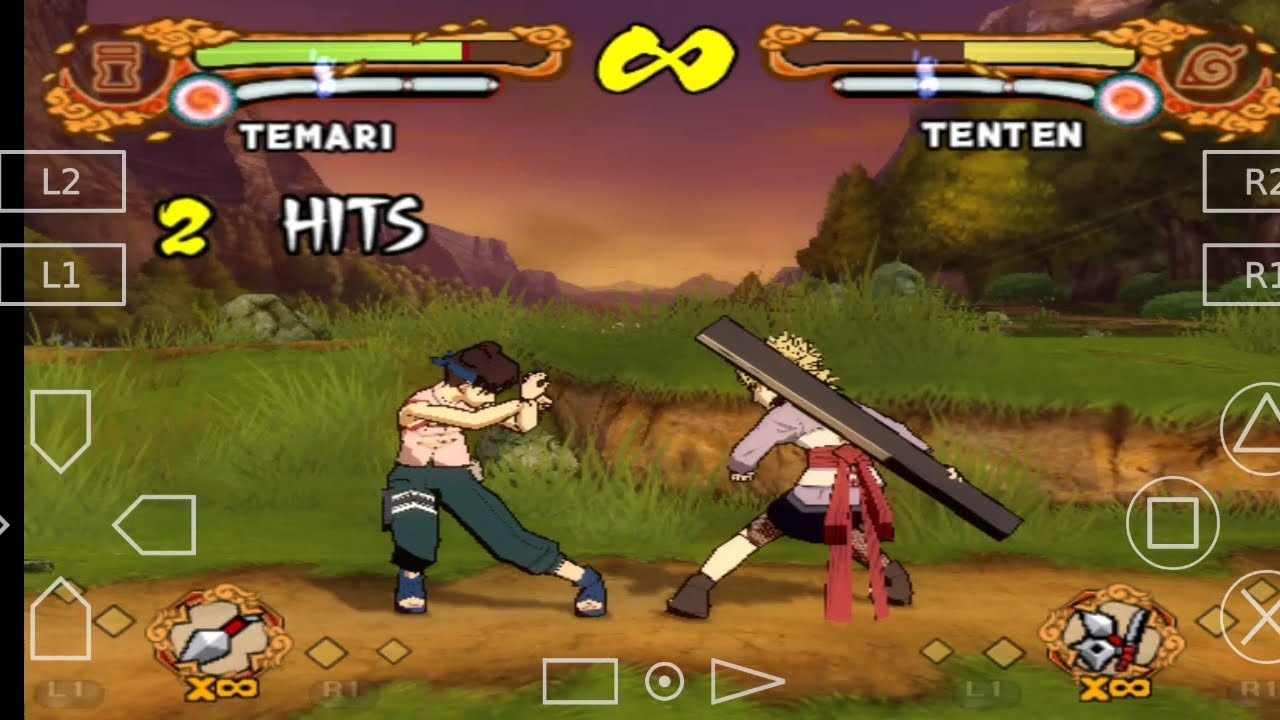 Temari vs Tenten [insano] @NarutoGamerBRoficial 
