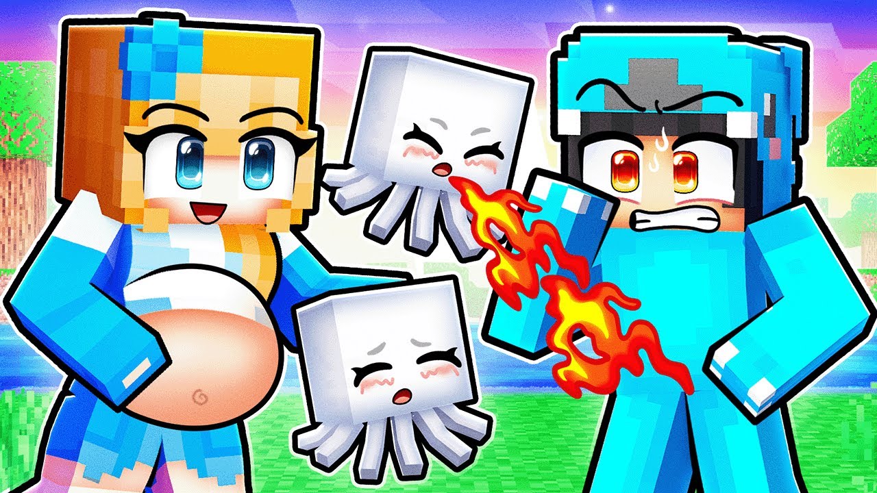 CRYSTALS PREGNANT with GHAST Babies in Minecraft!