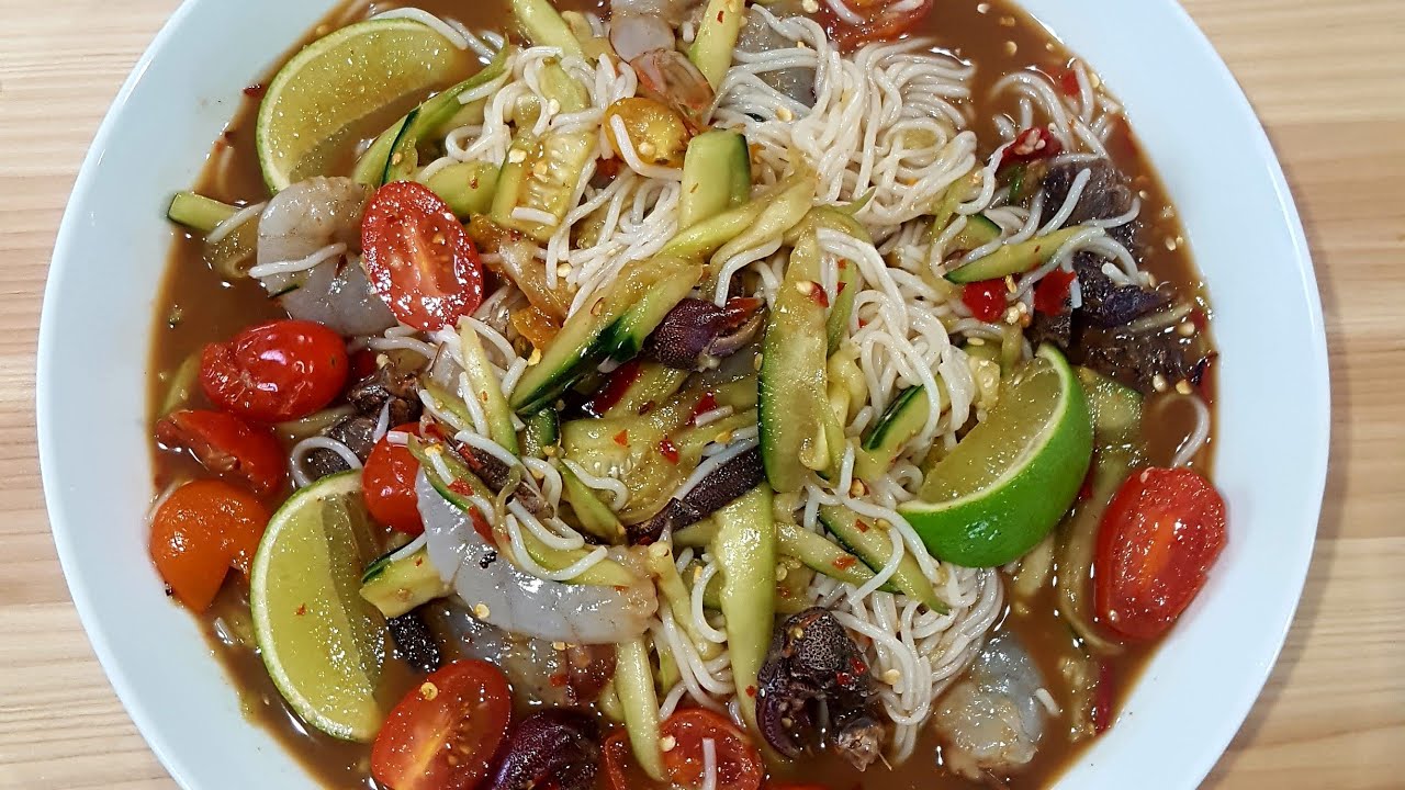 How I make Tum Mak Taeng | cucumber salad | Lao Food