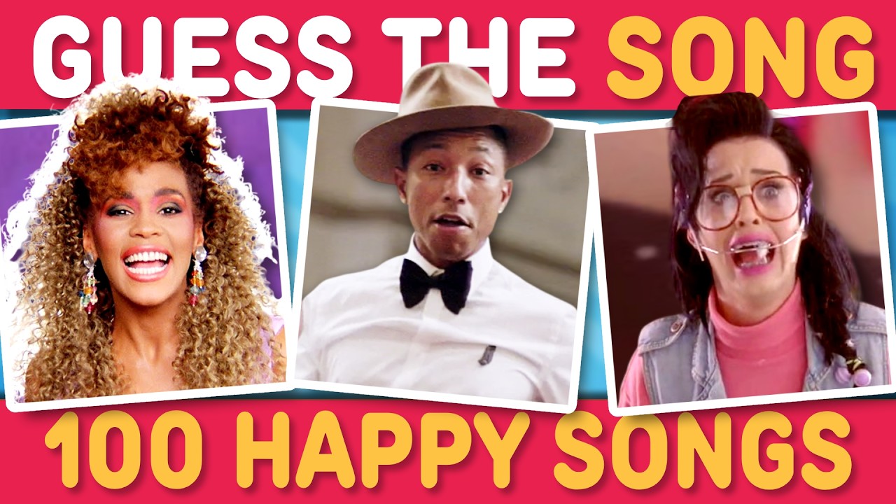 GUESS THE 100 HAPPY SONGS 😊 💯 | Ultimate Music Quiz