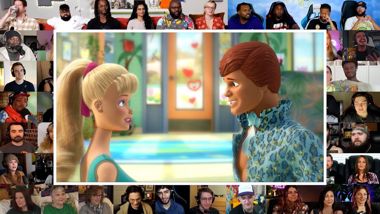 Barbie meets Ken Scene | Toy Story 3 | Reaction Mashup