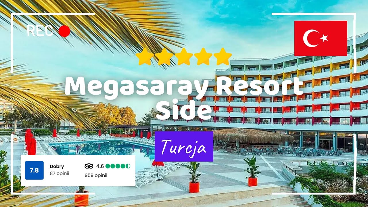 🇹🇷 Megasaray Resort Side 5🌟 – Hotel Tour, Opinie o hotelu, Titreyengöl, Turcja #wakacje #turcja