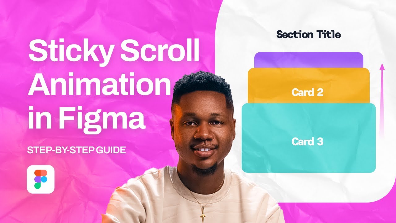 Master Sticky Scroll Animation in Figma — Step-by-Step (in 5mins)