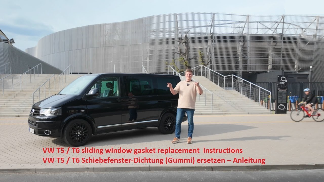 Fix Leaky VW T5/T6 Window Gasket - Easy DIY Replacement Undichte VW T5/T6 Scheibe? Dichtung tauschen