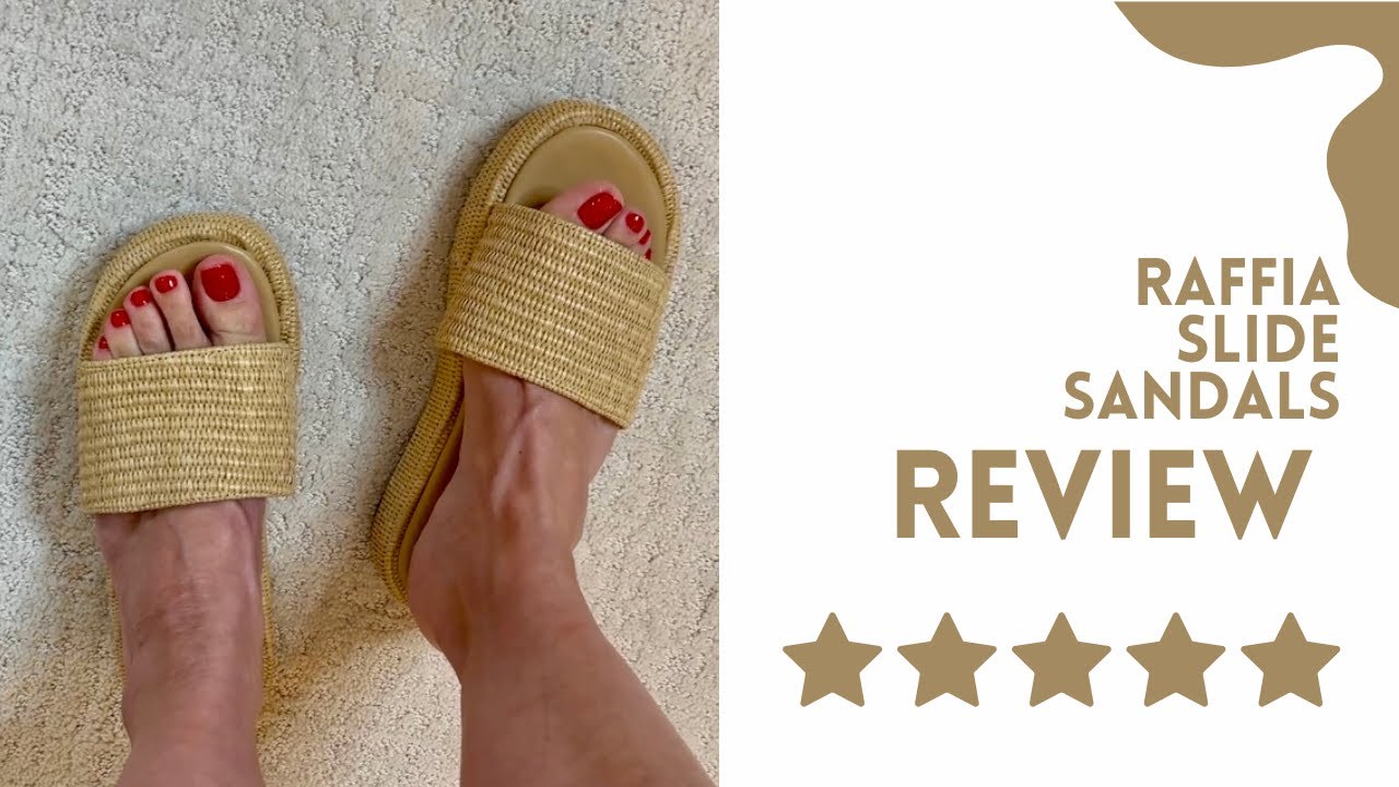 Summer Must-Have: Cute & Comfy Raffia Platform Sandals!