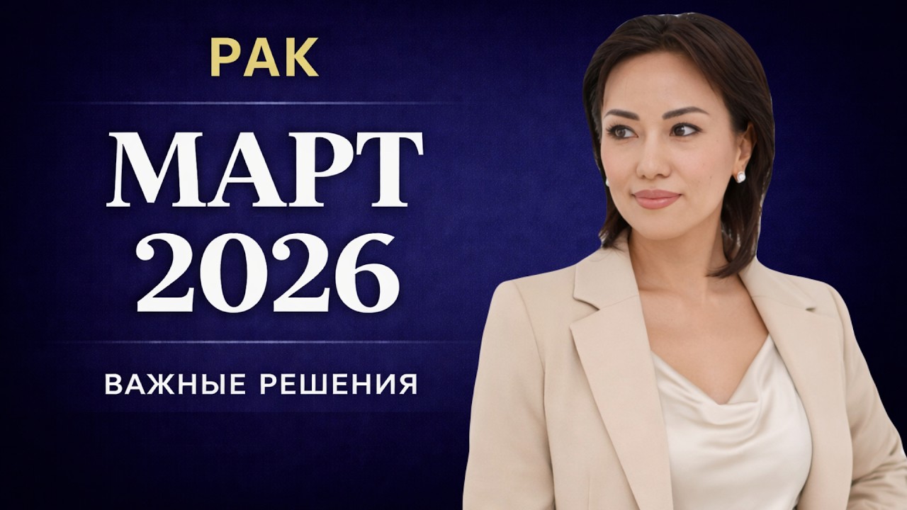Рак - март 2026 | Таро: главные события в работе и любви