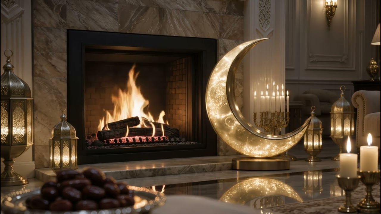هدوء القلوب في رمضان 🌙 هلال ودفء 🕯️ أجواء رمضانية فاخرة للنوم