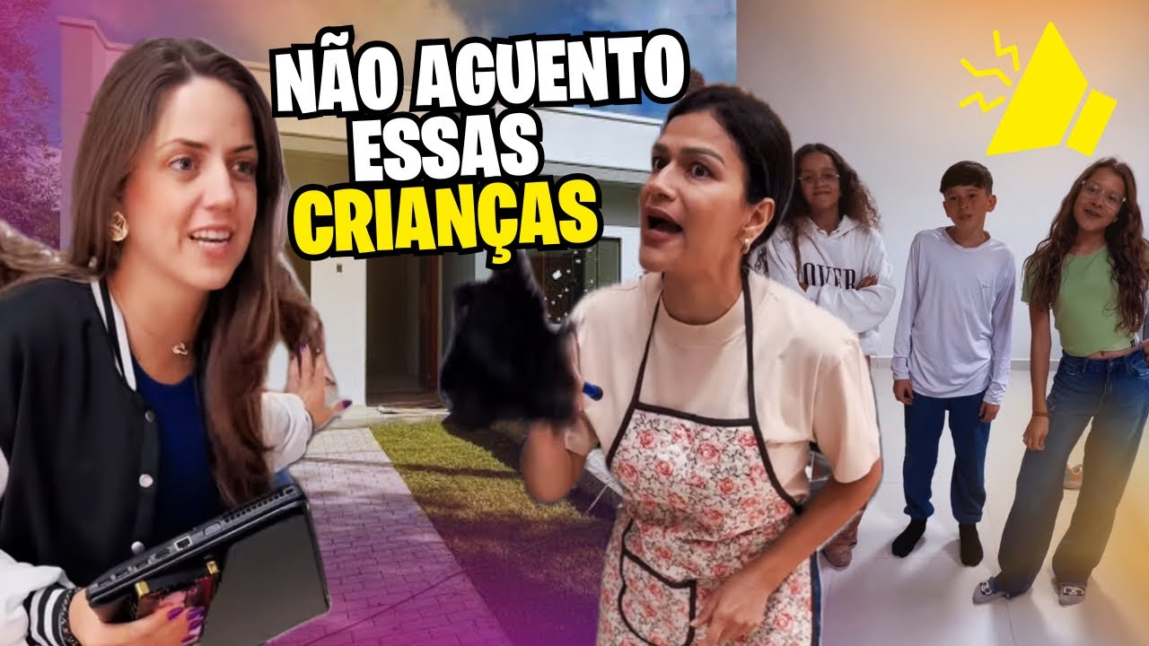 Precisei da ajuda da minha empregada com as crianças, mas ela não conseguiu lidar com a pressão 🤣🥳