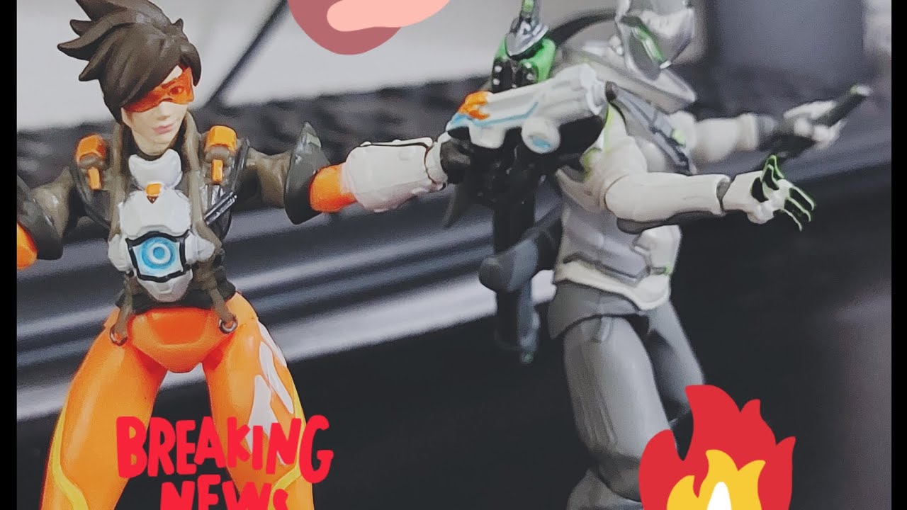 Overwatch 2 wave one funko Genji and  Tracer