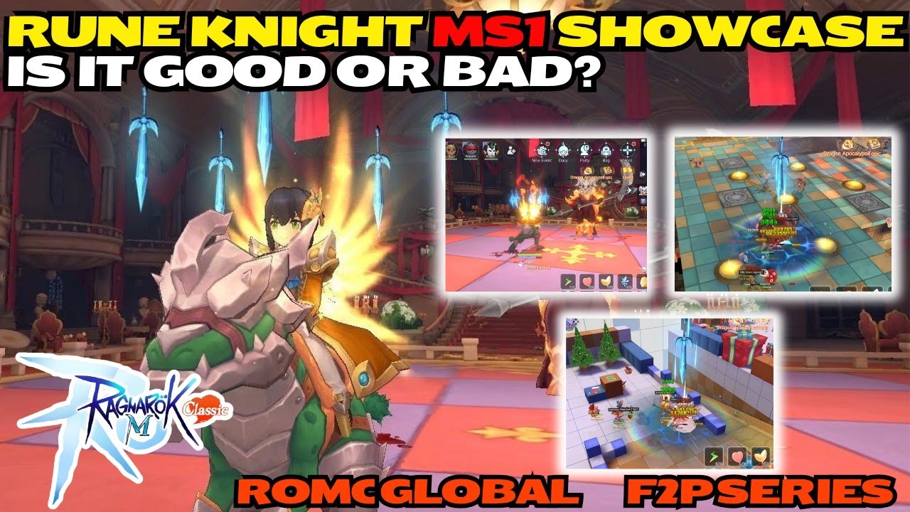 Rune Knight AA MS1 PVE Showcase &mdash; Ragnarok M: Classic Global