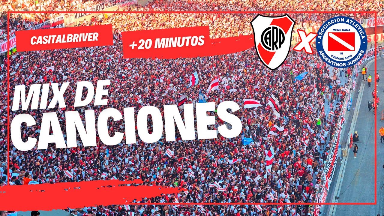 🚨MIX DE CANCIONES de RIVER vs Argentinos Jrs | Estadio MONUMENTAL| 2024