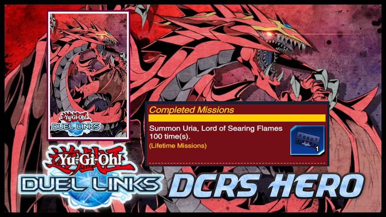 [DUEL LINKS] Uria, Lord of Searing Flames Game Mat Farm Deck