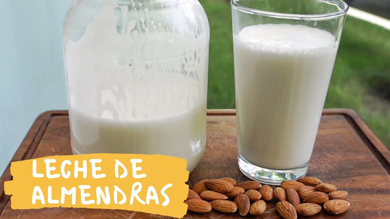 Como hacer Leche de Almendras en Casa 🥛 NO GASTE MAS