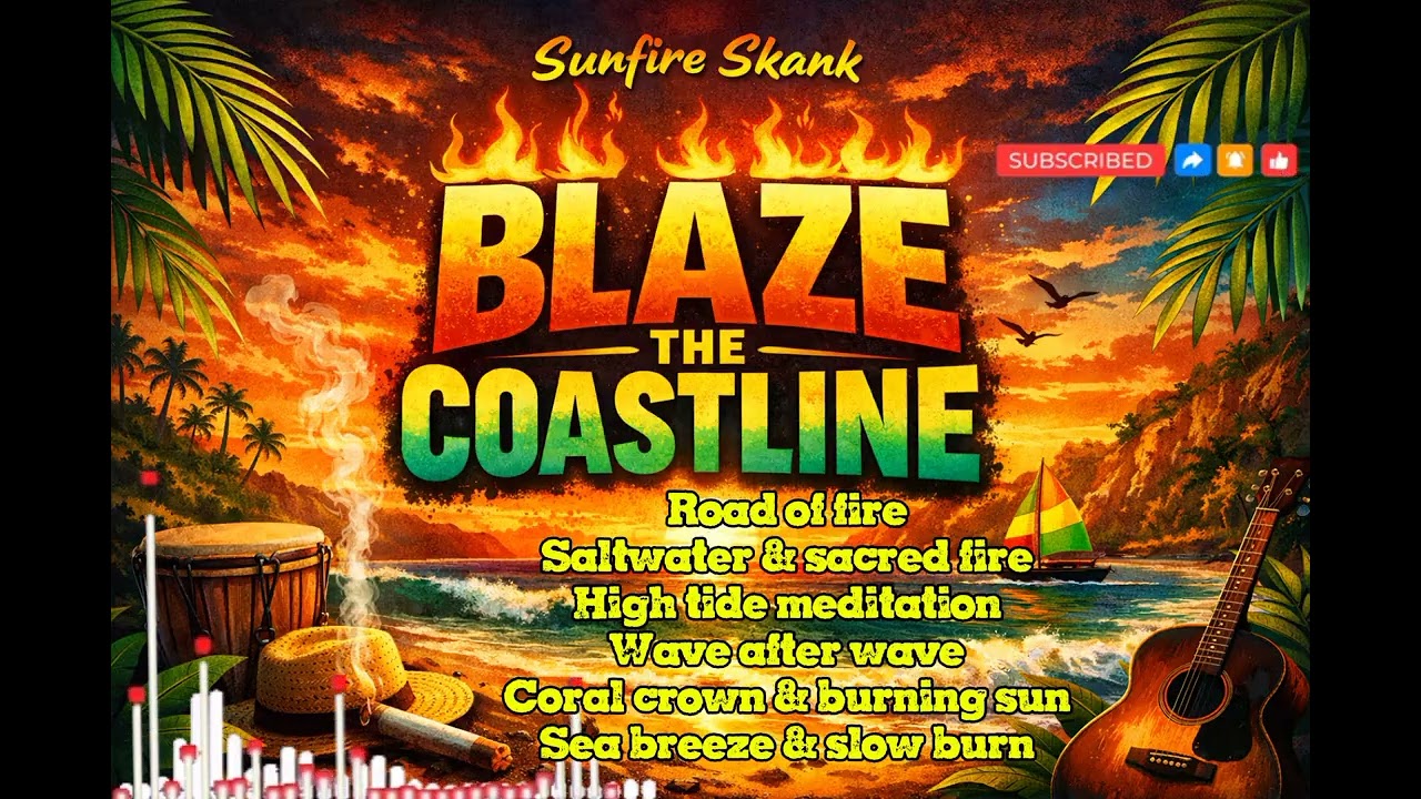 TOP REGGAE MIX 2026 🎸 BLAZE THE COASTLINE 🔥🌊 MOST VIEWED SUNFIRE SKANK ORIGINALS |  BEACH VIBE 🌴