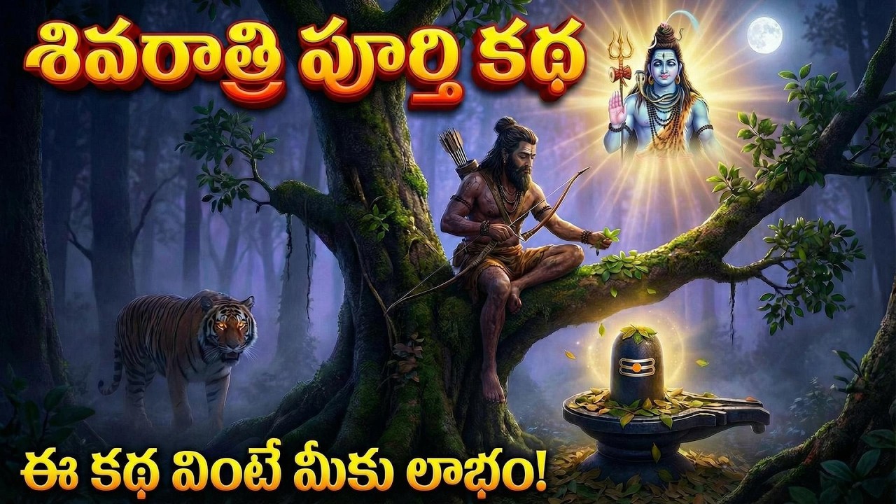 శివరాత్రి కథ Shivaratri Story Telugu Videos Maha Shivaratri Katha Siva ratri katha ithihasam Channel