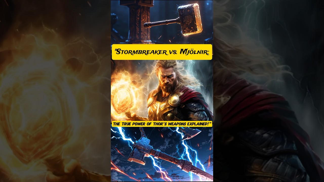 "Stormbreaker vs. Mjölnir: The True Power of Thor's Weapons Explained"