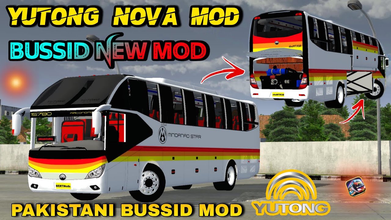 How to Add Pakistani YUTONG NOVA Bus Mod For Bus Simulator Indonesia / Yutong Nova Bussid Mod