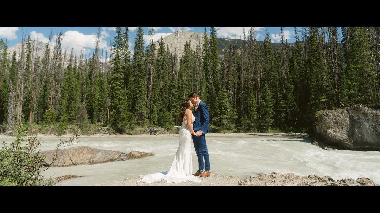 Brittany + Eric // Emerald Lake Lodge Wedding - Field, BC. // RED Komodo