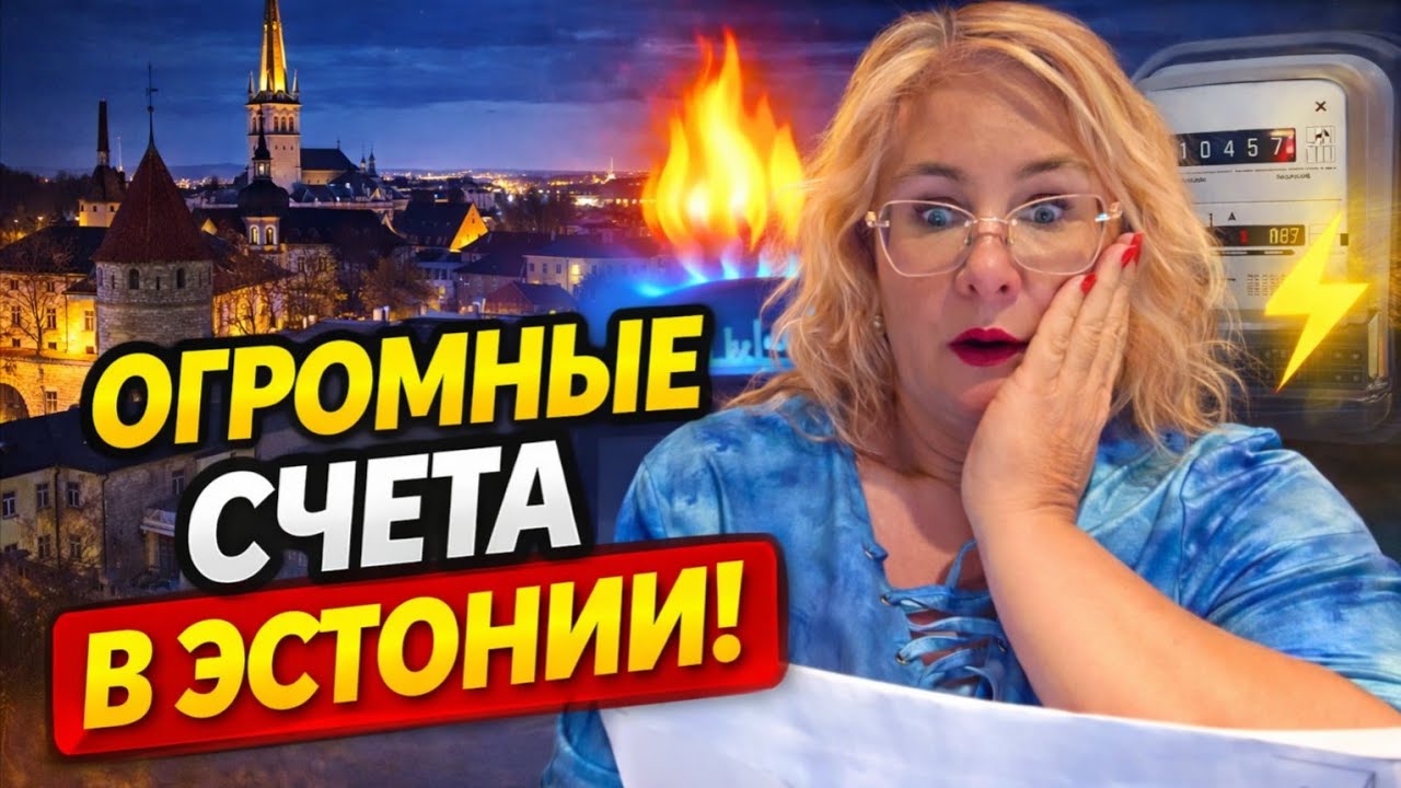 ЯНВАРЬ 2026:СЧЕТА ШОКИРУЮТ!Отопление и коммуналка в Эстонии взлетели?Цены на ЭНЕРГИЮ.Новости Эстонии