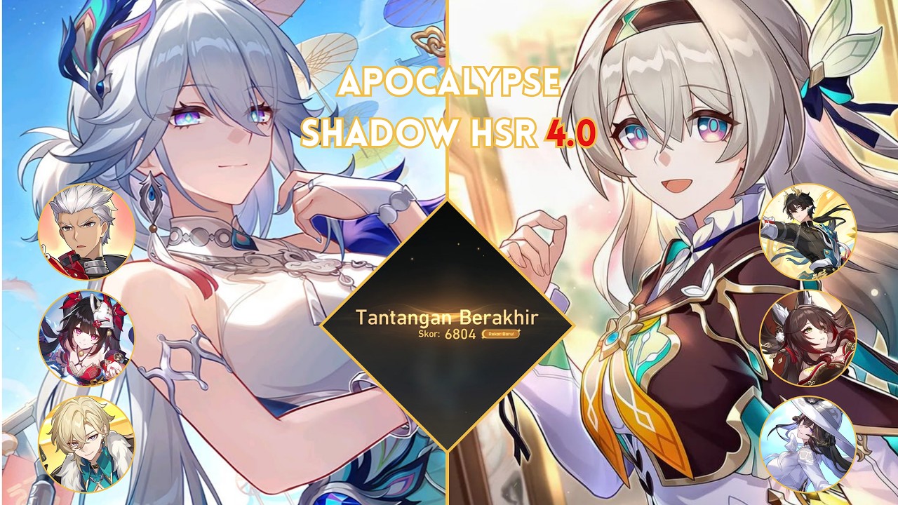 NEW!! Apocalyptic Shadow 4 FULL 3⭐ | Yao Guang E0S0 & Firefly E0S1 – Clean Run! 🔥#honkaistarrail