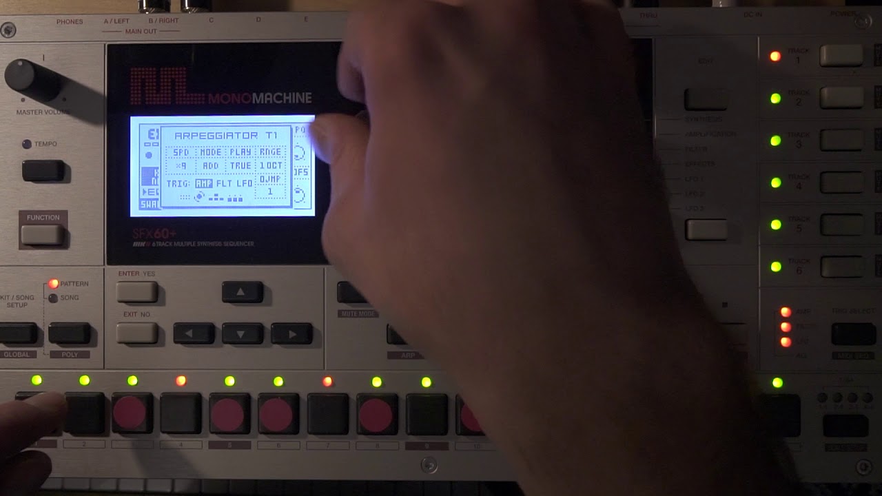 Elektron Monomachine cheap tricks: The arpeggiator