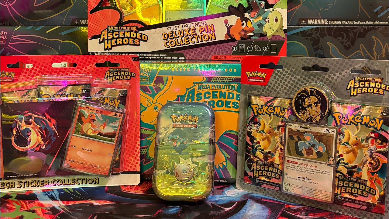 Opening one of each Ascended Heroes products currently available | PULLING THE DRAGONITE SIR?!