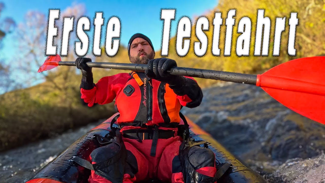 ExtaSea Wildwasser Packraft WWN-265 Selbstlenzend (Erste Testfahrt)