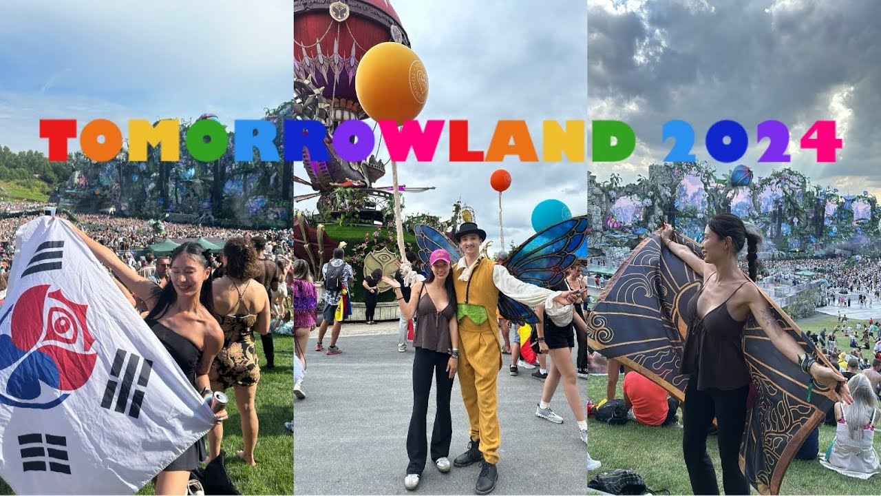 [Europe🇧🇪] 투모로우랜드 2024!! 이번 메인스테이지 미쳤쟈냐..! 너무 좋았다..🩵 tomorrowland2024 vlog