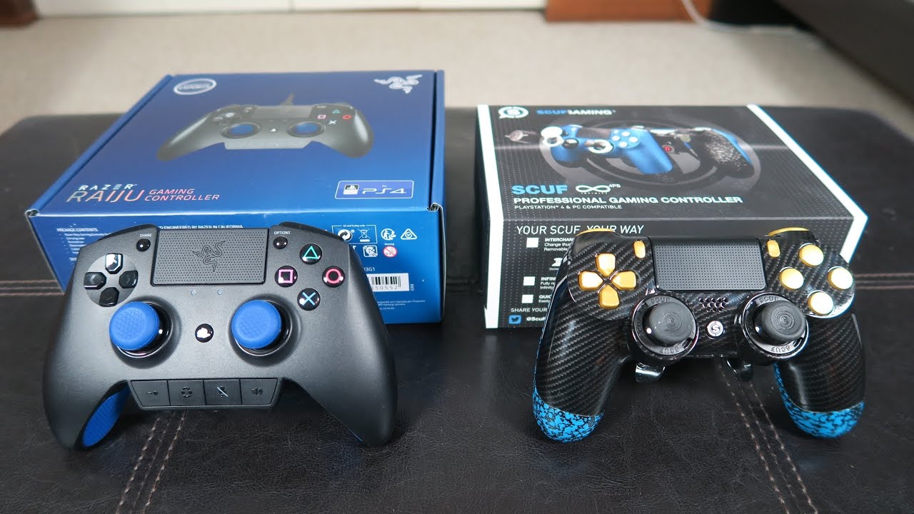 RAZER RAIJU VS SCUF INFINITY! PS4 Controller Review