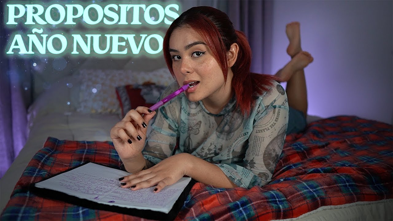 PROPÓSITOS DE AÑO NUEVO 😇 100% reales 🙄 /Vicoasmr