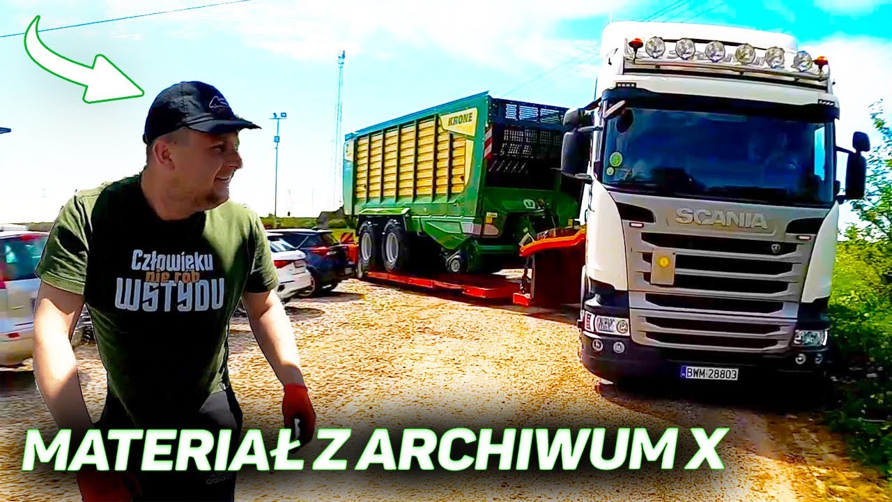 A co tu się znalazło?? Transport krone, john deere, joskin jednego dnia!
