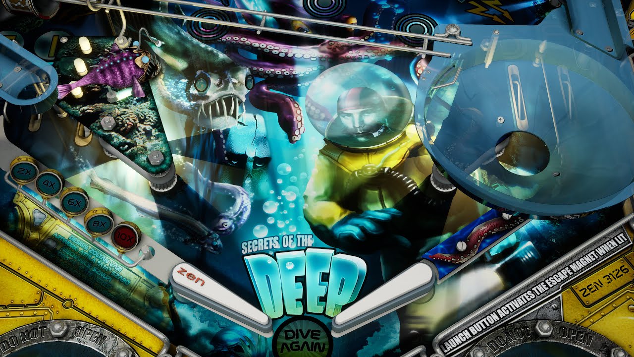 Pinball FX 🟣 Zen Originals: Secrets of the Deep ► Visual & All Music Themes