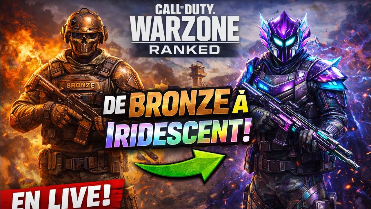 Ranked warzone & de bronze à iridescent !