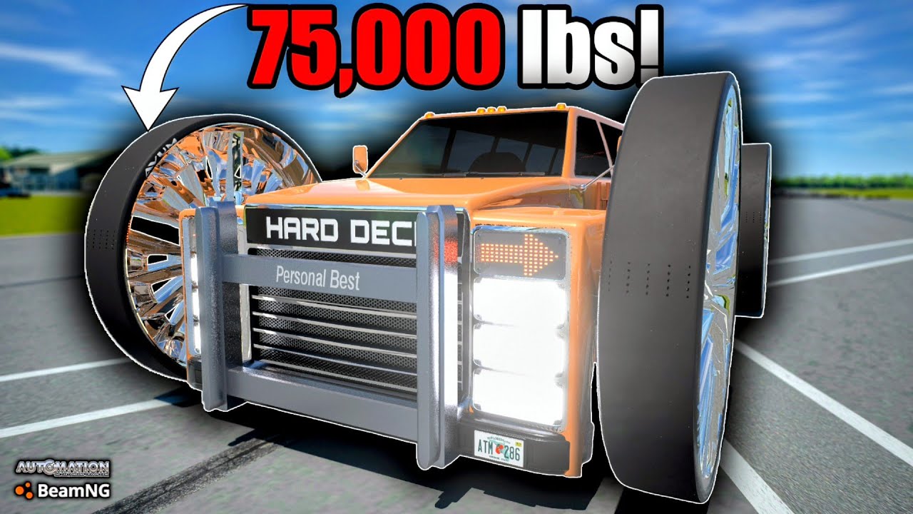Building The HEAVIEST Car I've Made! [PB] | Automation Game & BeamNG.drive