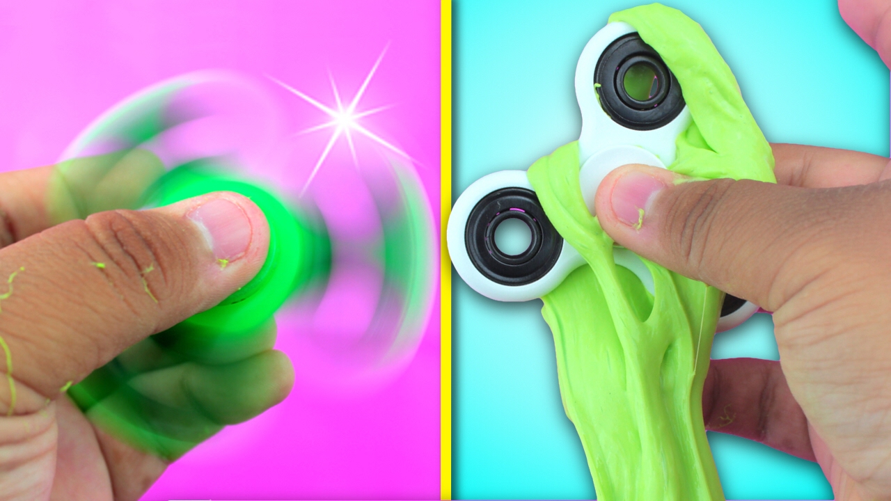 💦DIY SLIME FIDGET SPINNER THAT ACTUALLY WORKS !!! HOW TO MAKE A FIDGET SPINNER OUT OF SLIME !! 💫💫