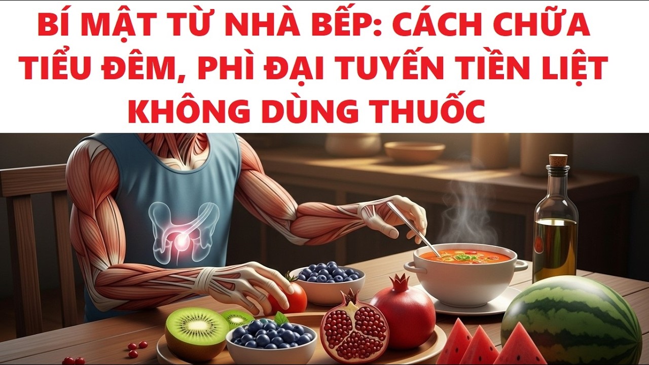 Bí Mật Từ Nhà Bếp: Cách Chữa Tiểu Đêm, Phì Đại Tuyến Tiền Liệt Không Dùng Thuốc