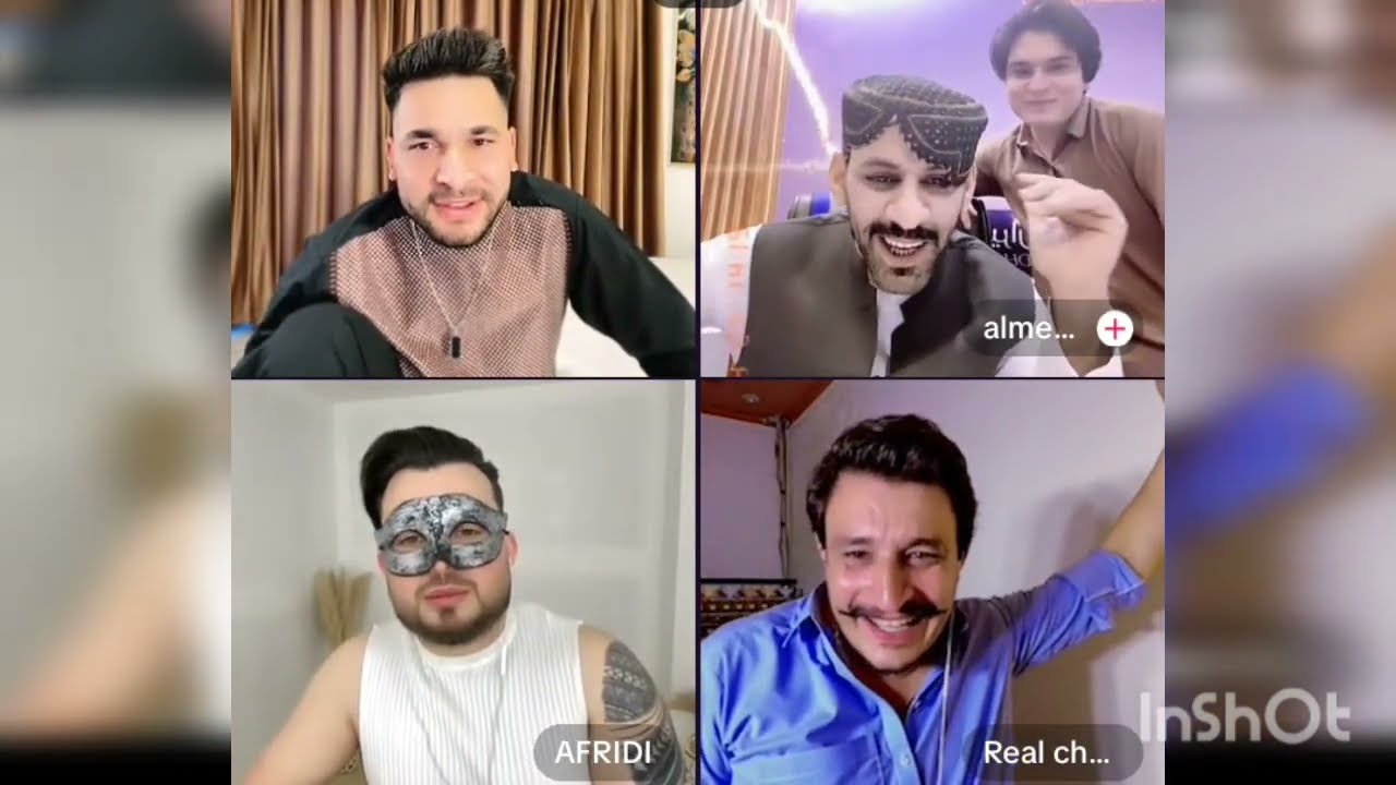 Waliullah and jerry and realcheeatah arbi pashto funny gapshap tiktok live video mazakheya video v