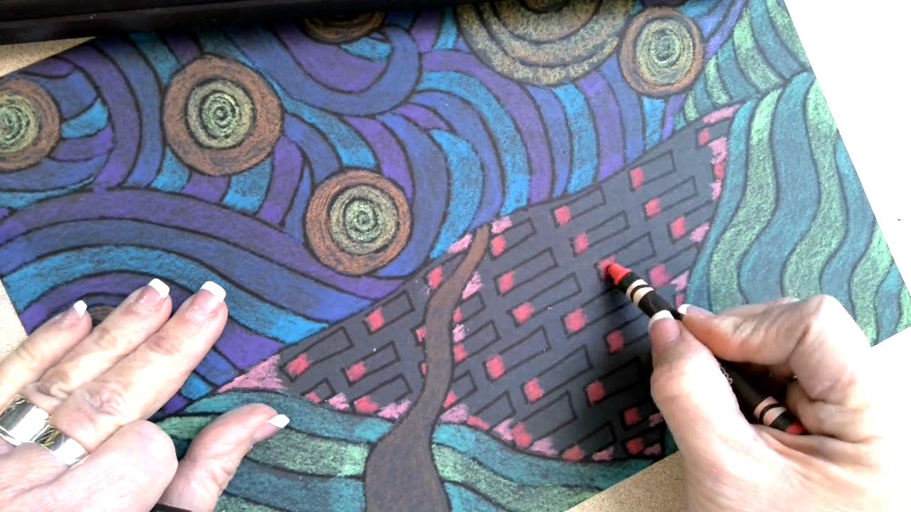 Van Gogh Coloring Step 2