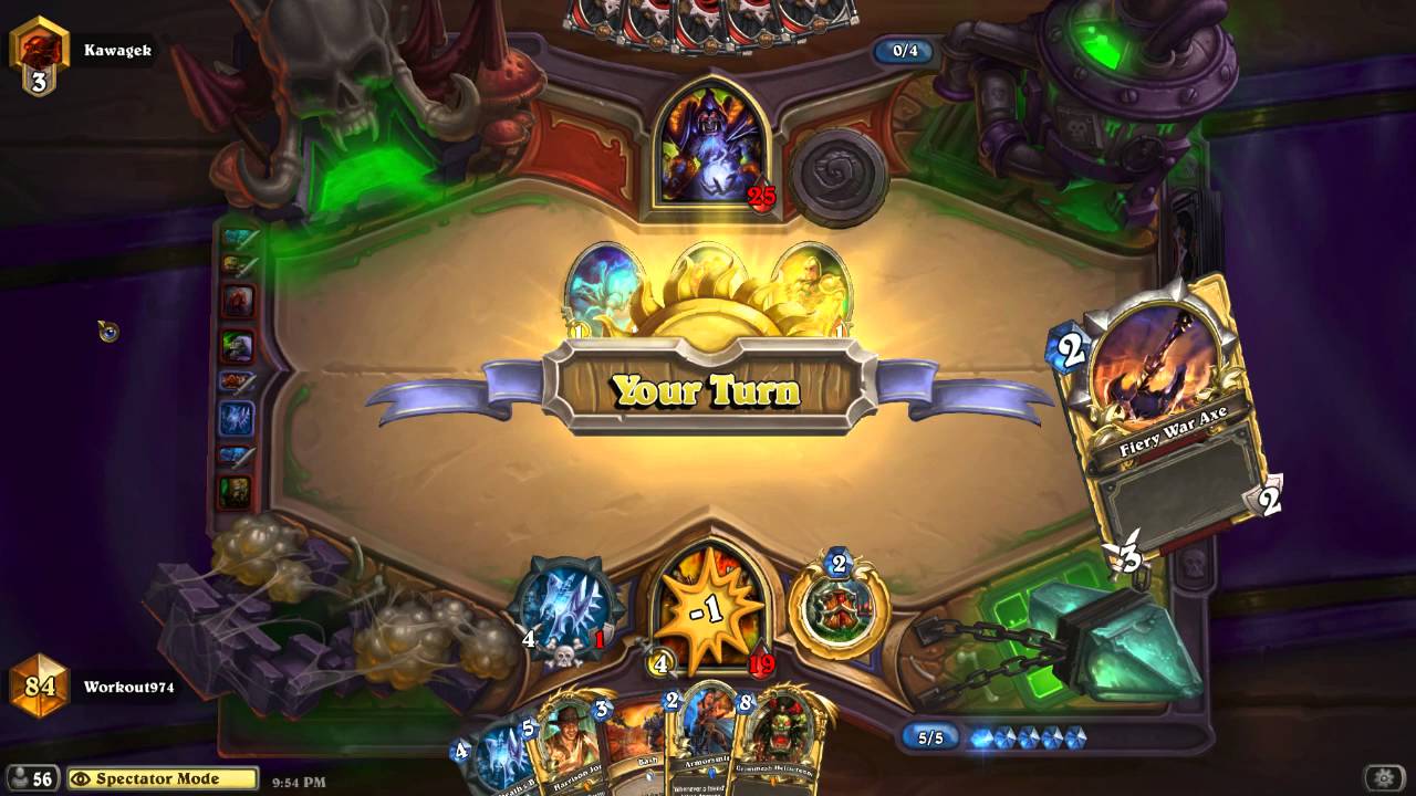 Top 100 Legend Ladder - Workout Warrior control vs Warlock