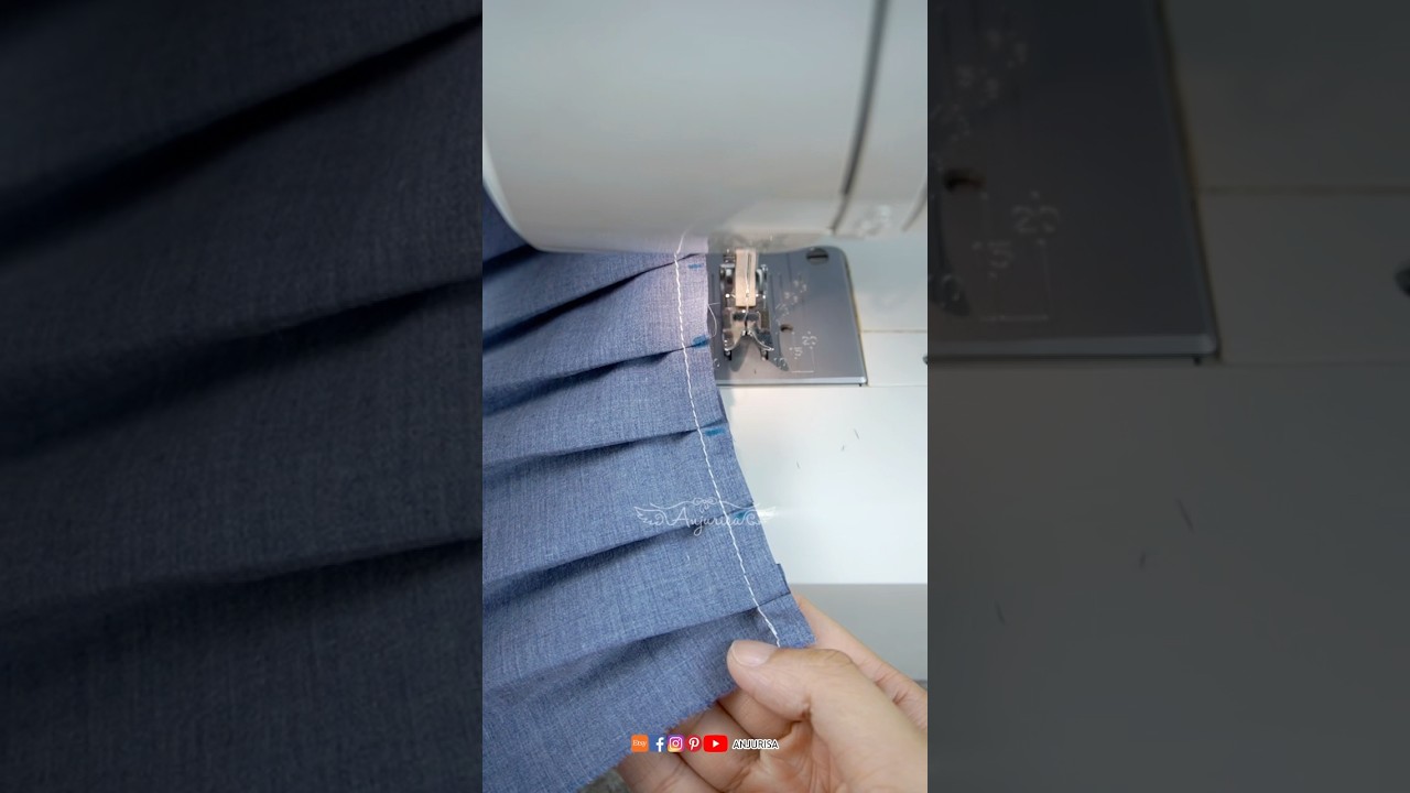 Create Perfect Pleats: Mark, Sew, and Transform Your Fabric!