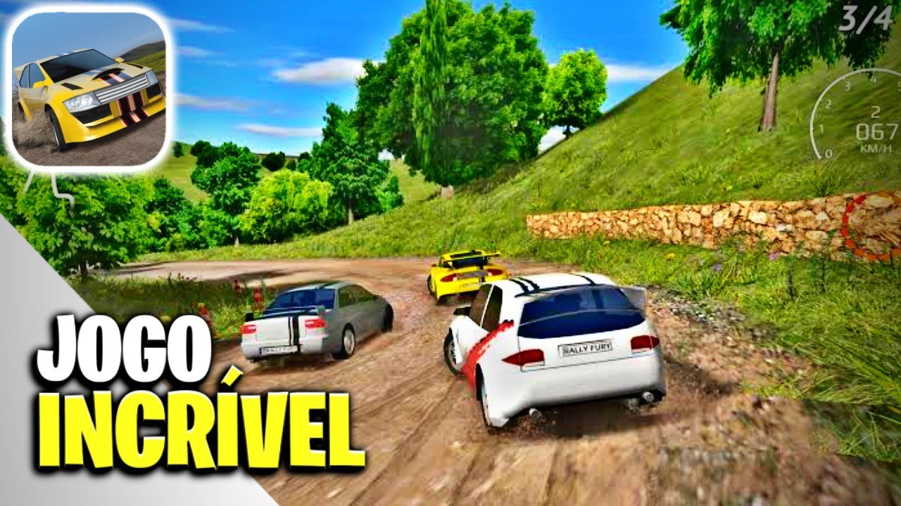 JOGO DE RALLY INSANO COM MODO MULTIPLAYER - RALLY FURY