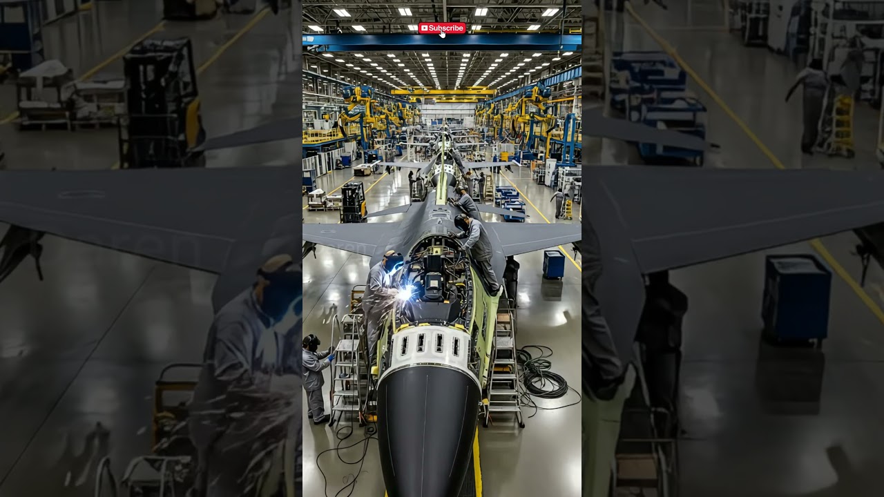 ⚡ Inside the Fighter Jet Assembly Line | Precision Engineering in Action