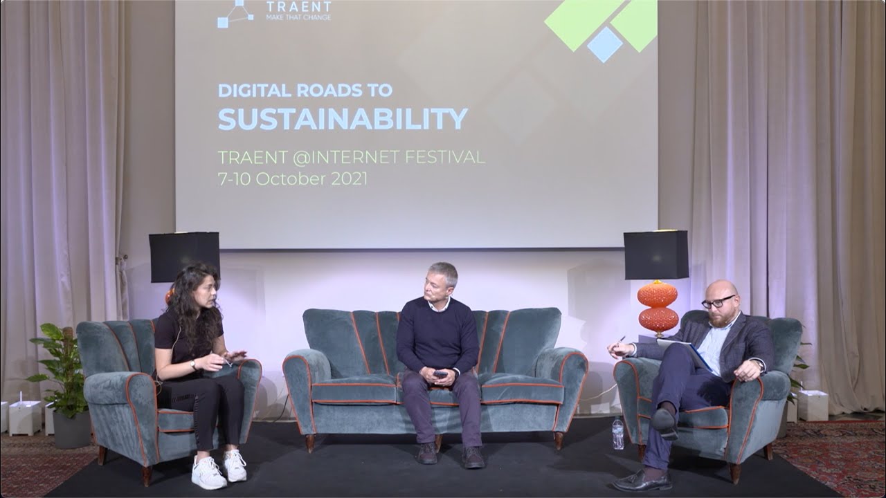 Serena Tabacchi, and Arturo Galansino at Traent Festival on NFTs in digital art