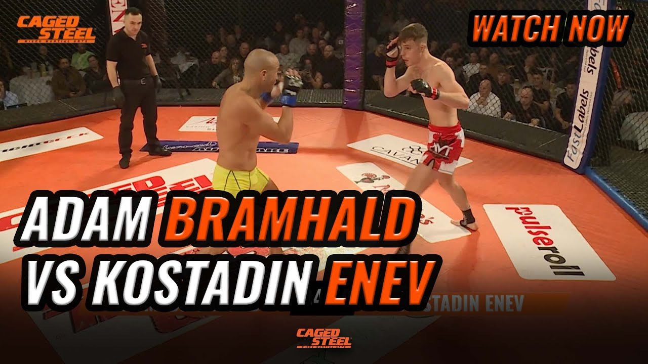 Adam Bramhald Vs Kostadin Enev | *WORLD TITLE* Caged Steel 27 #cagedsteel27