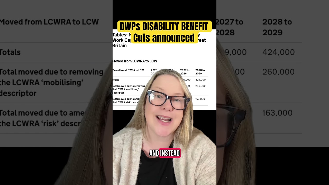 DWP&rsquo;s Disability benefit cuts announced #dwp #disabilitybenefits #thejusticejournals