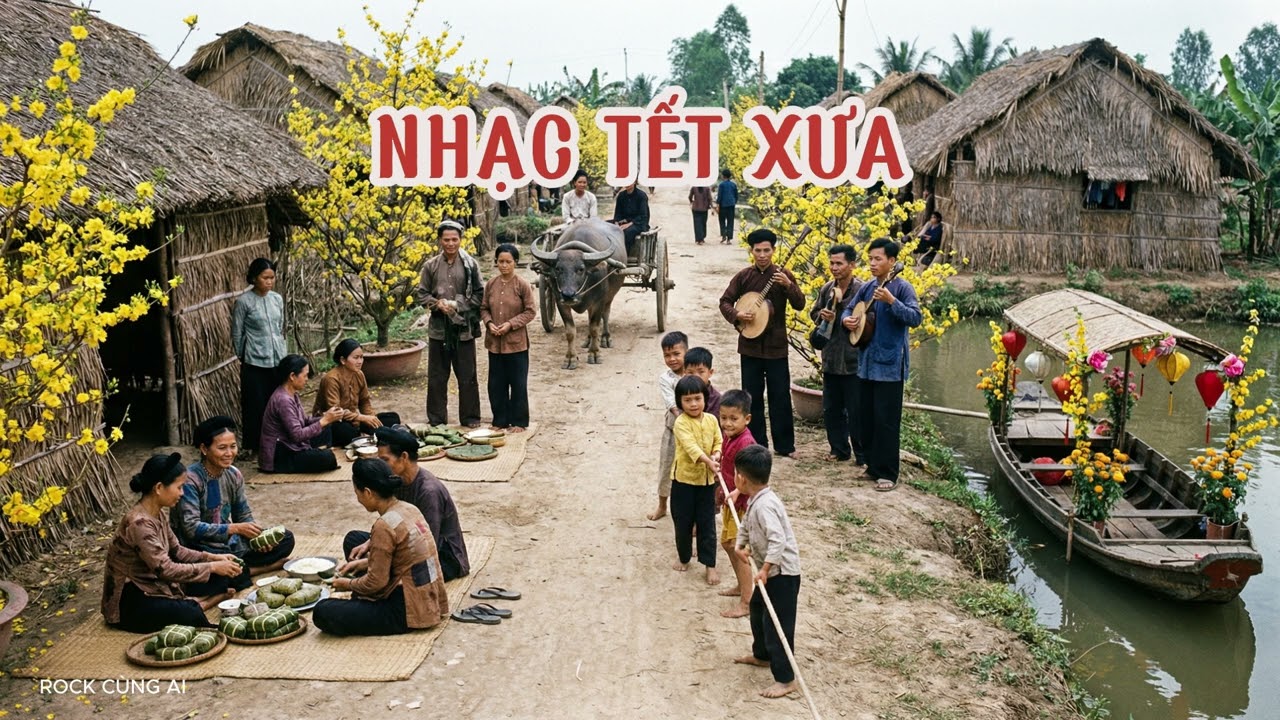 Liên Khúc Nhạc Xuân Xưa Cực Hay – Nghe Là Thấy Không Khí Tết Quê