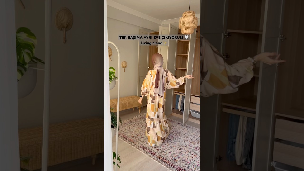 Living alone 🤍✨ grils #yalnızlık #ayrıev #evturuvlog #evturu