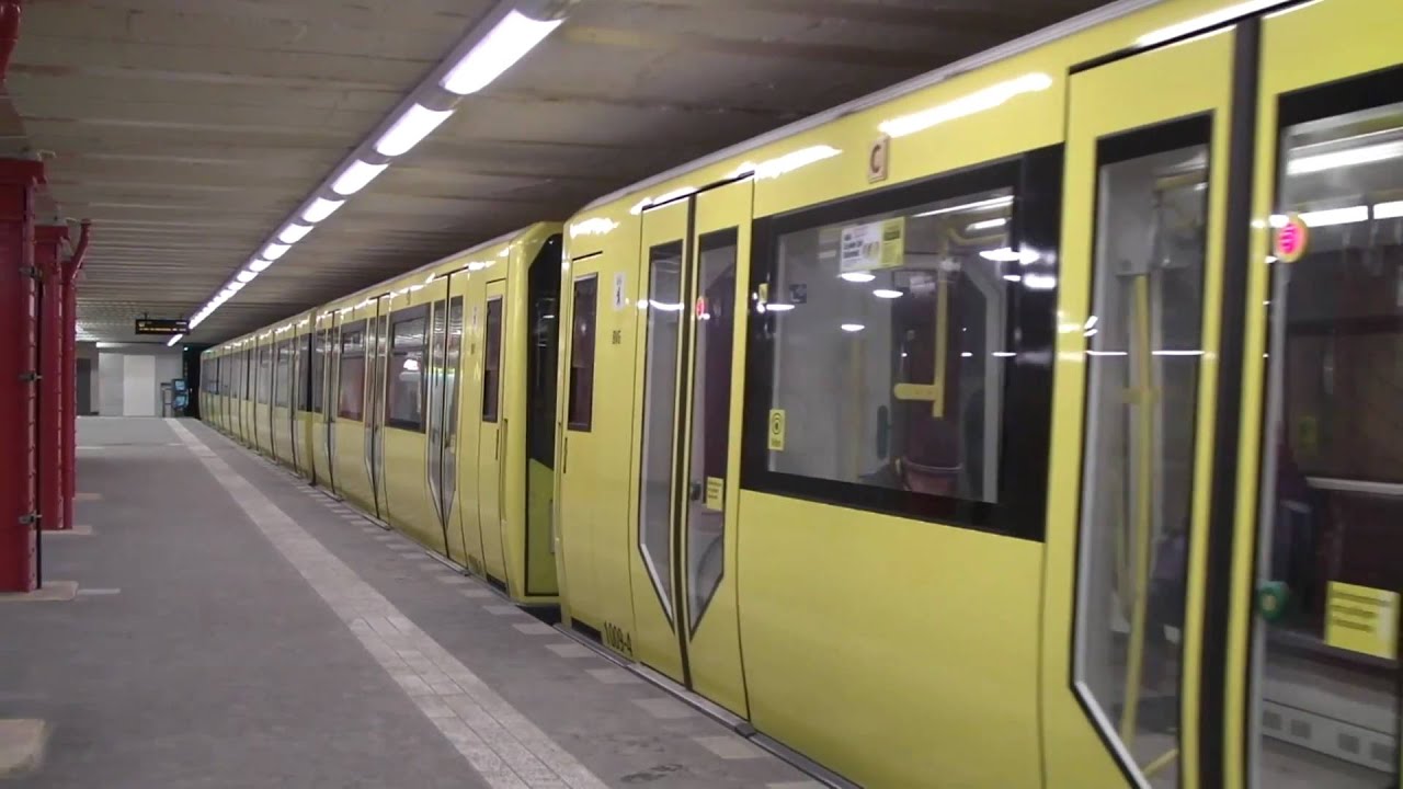 U-Bahn Berlin Bahnhof Vinetastraße U2 1080p