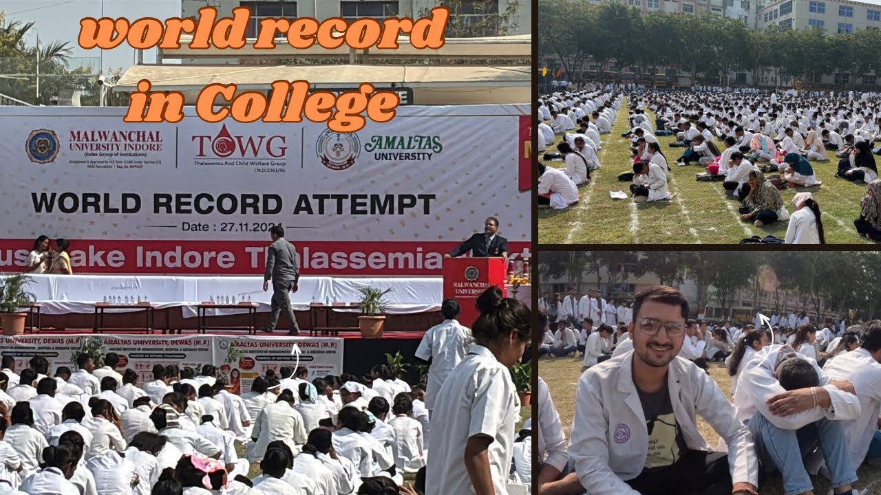 World thalassemia day in Index medical college #vlog #college #mbbs #indore #dewas #medico